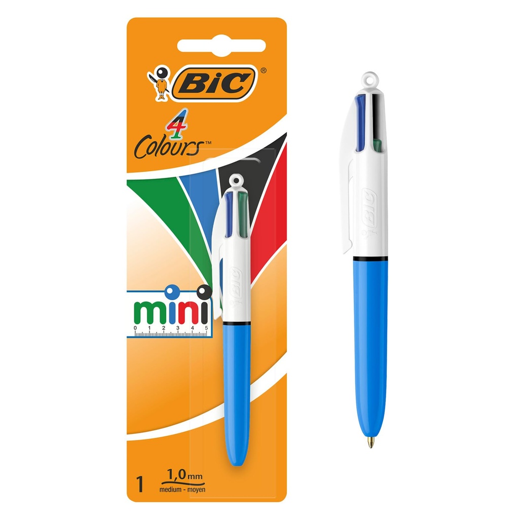 BOLIGRAFO BIC 4 COLORES MINI