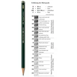 LAPIZ FABER C. 9000/6H DNA.