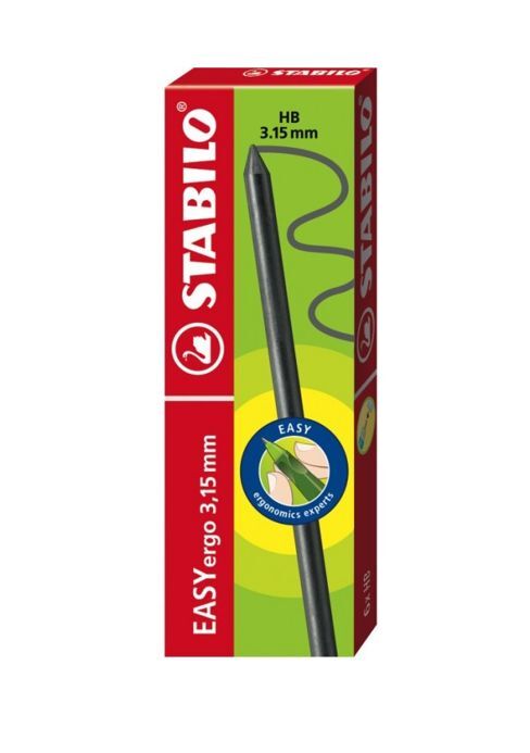 MINAS STABILO EASY ERGO GRAFITO HB DE 3,15 MM -CAJITA DE 6 MINAS
