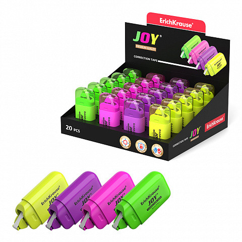 CORRECTOR CINTA JOY 5MMX6M NEON