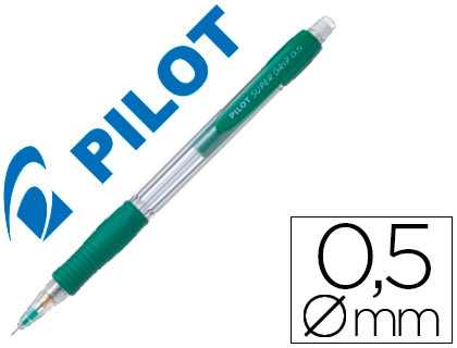 PORTAMINAS PILOT SUPERGRIP 0.5 VERD