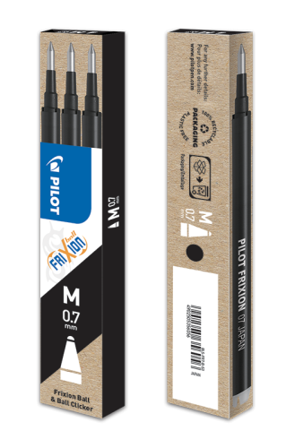 RECAMBIO BOLIGRAFO PILOT FRIXION BALL NEGRO UNIDAD