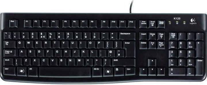 TECLADO LOGITECH K120 OEM NEGRO USB 2.0 - 920-002518