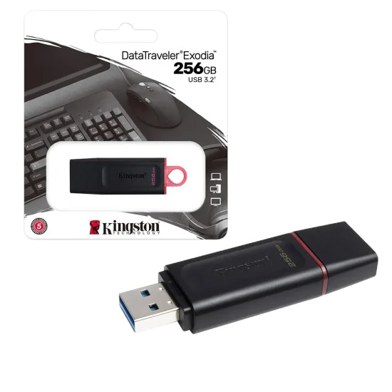 PENDRIVE USB 3.2 256GB KINGSTON EXODIA