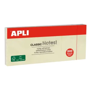 NOTAS ADHESIVAS 40X50 APLI AMARILLO 3 UDS