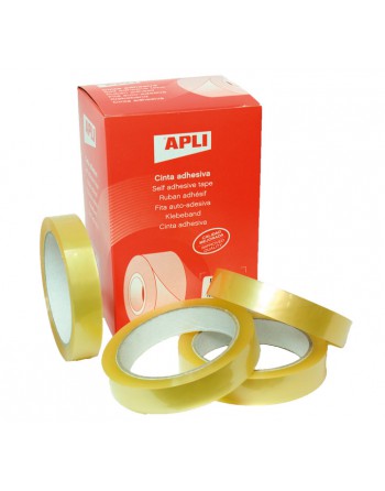 CINTA ADHESIVA TRANSPARENTE 19X66 APLI