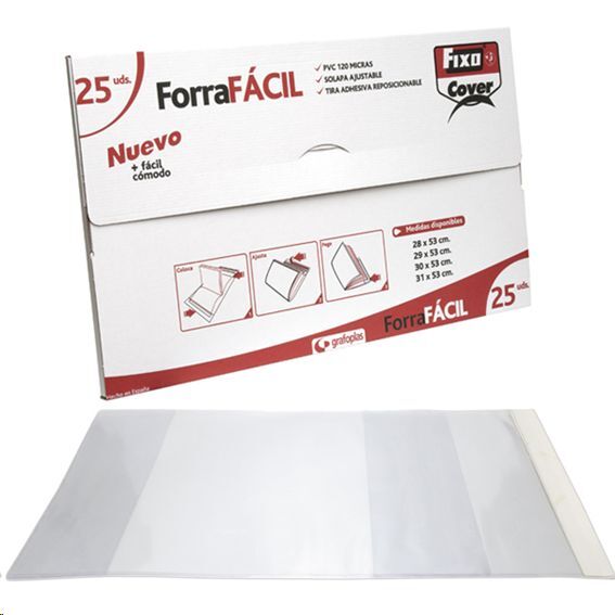C/100 FORRO SOLAPA AJUSTABLE 290MM