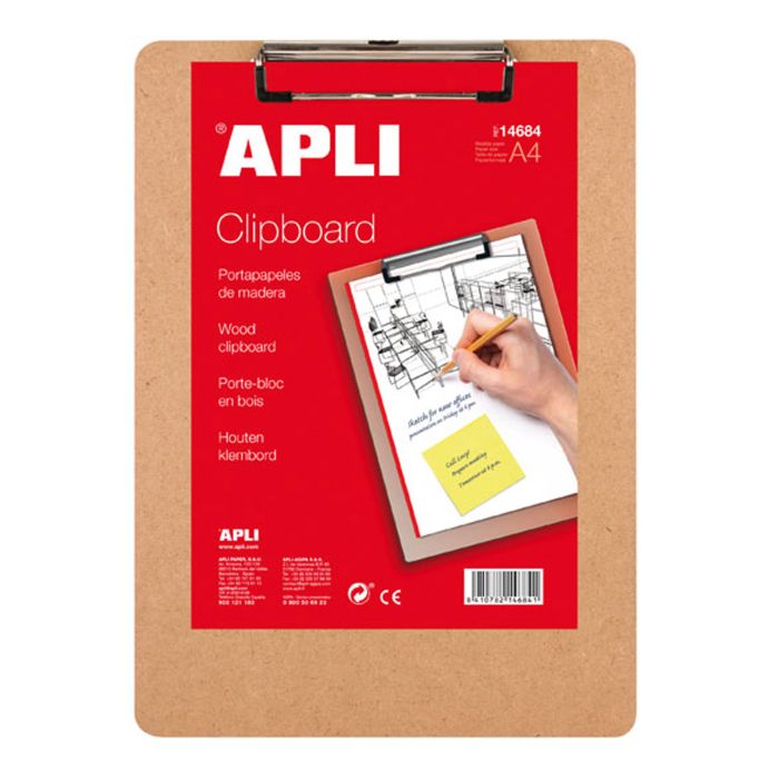 CLIPBOARD MADERA A4 R:14684