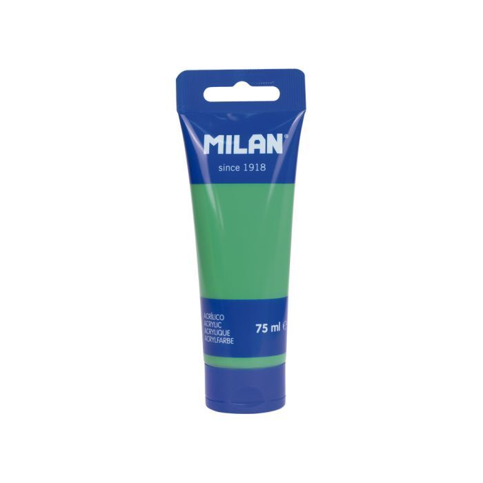 TUBO 75 ML PINTURA ACRILICA VERDE BRILLANTE