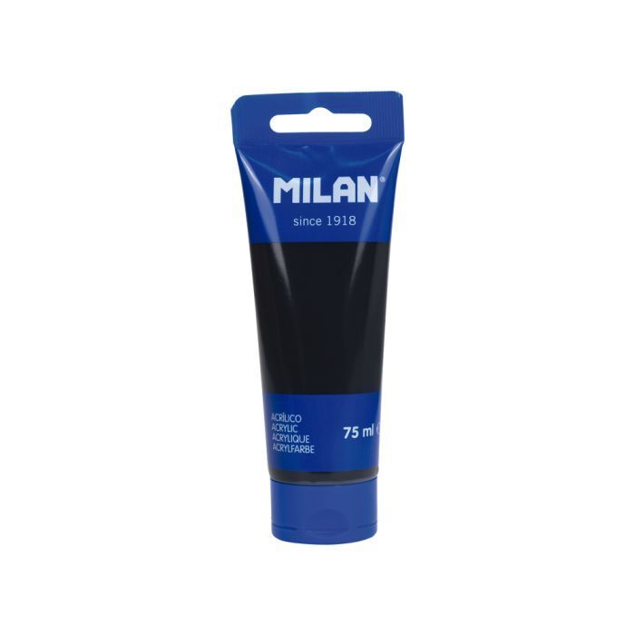 TUBO 75 ML PINTURA ACRILICA NEGRO