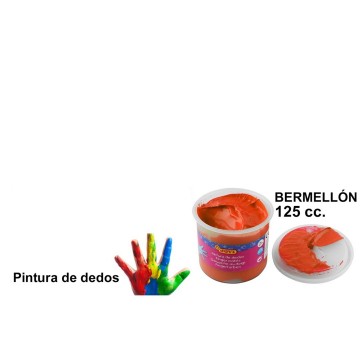 PINTURA A DEDOS JOVI 125 CC -BERMELLON