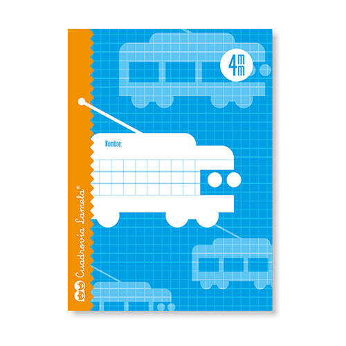 LIBRETA CUADROVIA LAMELA 4� 4MM. 16HJ. 05004