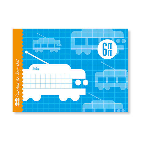 CUADERNO CUADROVIAS 6MM.16HJ.AP.