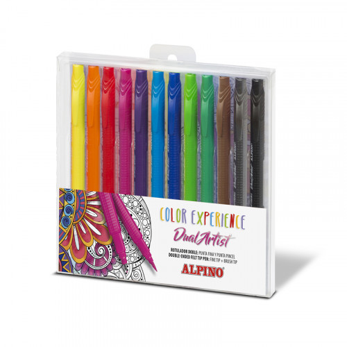 ROTULADOR DUAL ARTIST COLOR EXPERIENCE 12 COLORES SURTIDOS