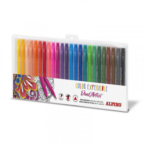 ROTULADOR DUAL ARTIST COLOR EXPERIENCE 24 COLORES SURTIDOS