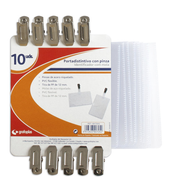 PORTADISTINTIVO + PINZA