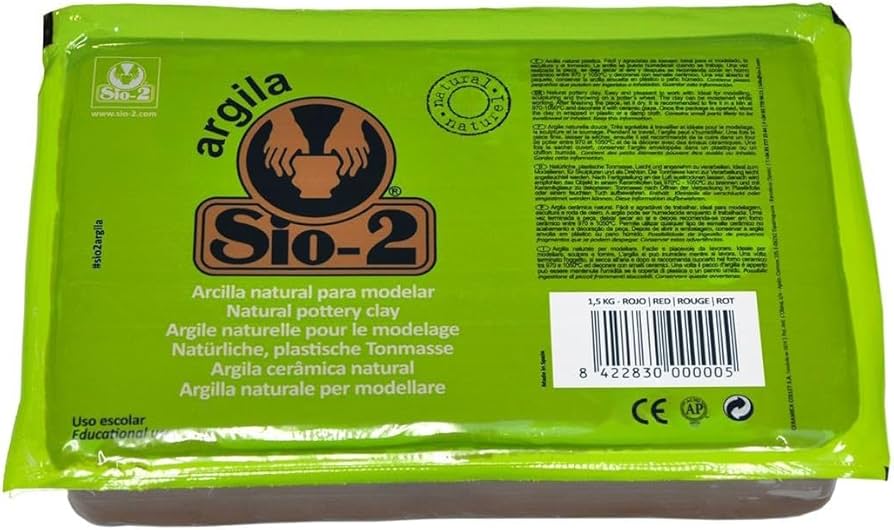 ARCILLA ROJA ESCOLAR 1KG