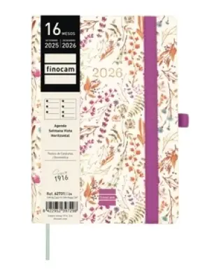 AGENDA ESPIRAL FINOCAM IKON 16 MESOS E40 SVV NEGRA 25-26 CAT. INTL