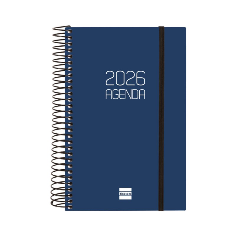AGENDA ESPIRAL OPAQUE E10 1DP 2026 AZUL