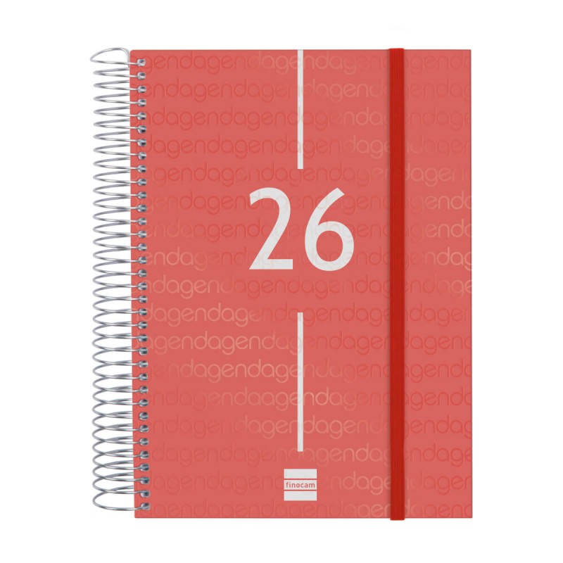 AGENDA ESPIRAL YEAR E10 1DP 2026 ROJO