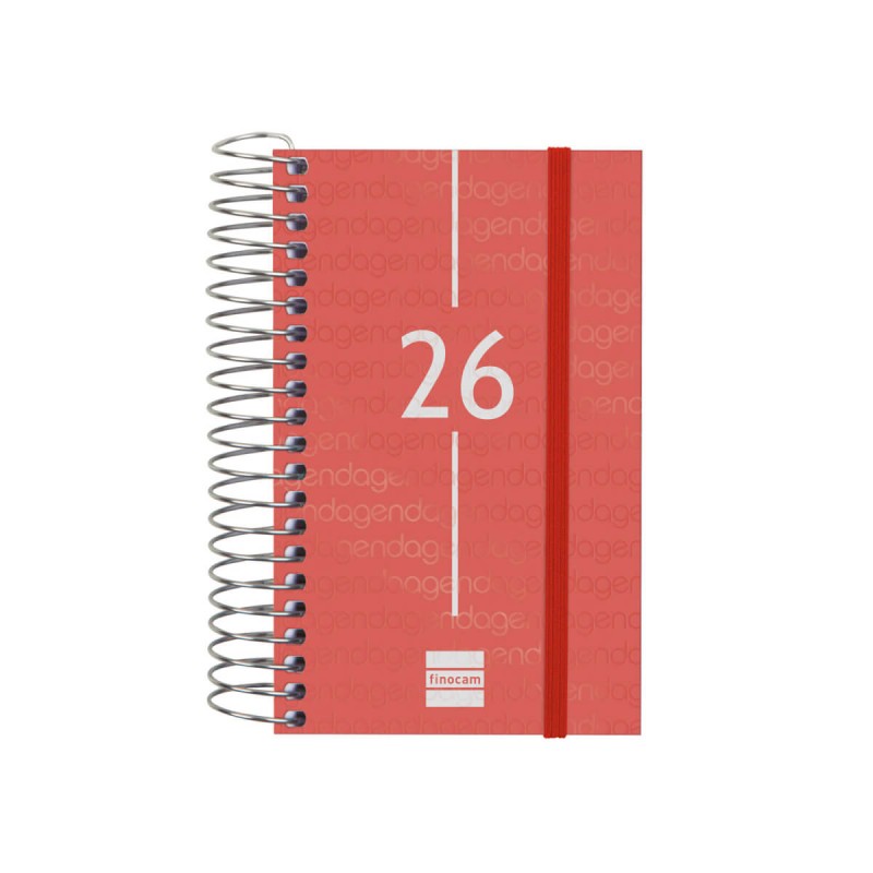 AGENDA ESPIRAL YEAR E3 1DP 2026 ROJO