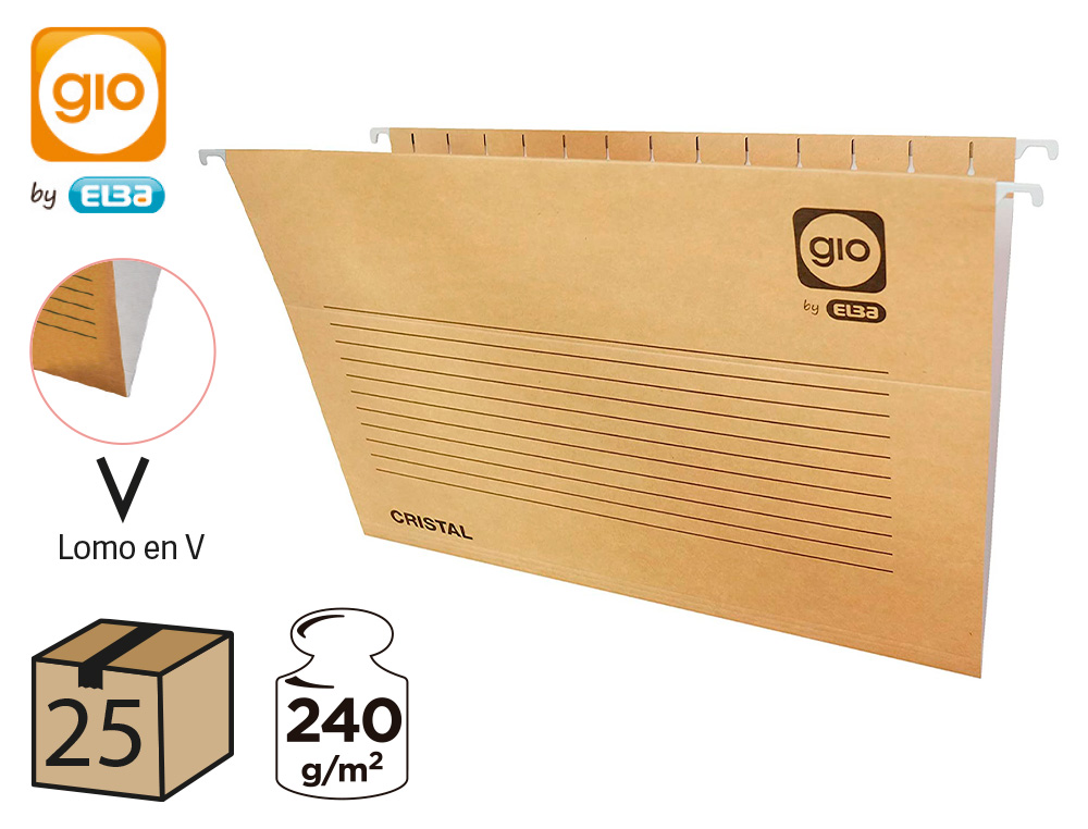 CARPETA COLGANTE GIO FOLIO 42200 -TAMA�O 240X350 MM