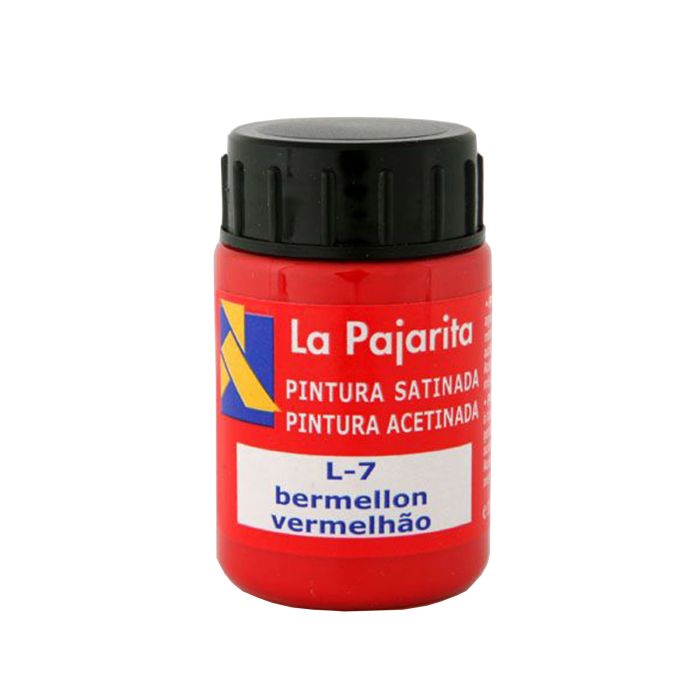 PINTURA LATEX LA PAJARITA BERMELLON 35 ML