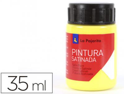 PINTURA LATEX LA PAJARITA AMARILLO LIMON 35 ML ENVASE DE 6