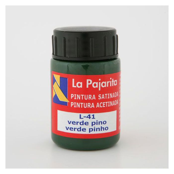 PINTURA LATEX LA PAJARITA VERDE PINO 35 ML