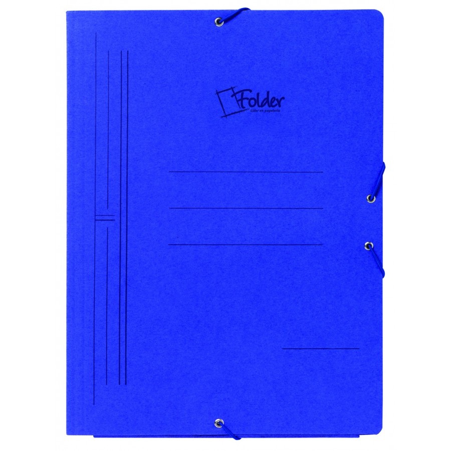 CARPETA GOMAS SIN SOLAPA LIDER