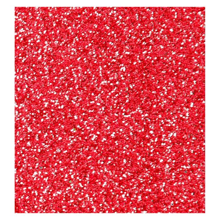 GOMA EVA GLITTER 2MM 40X60 ROJA
