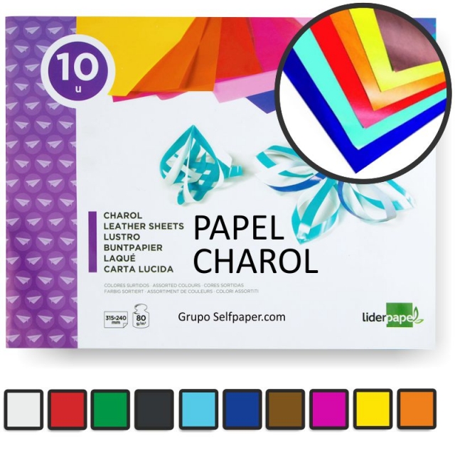 BLOCS 10H MANUALIDADES FOLIO PAPEL  CELOFAN