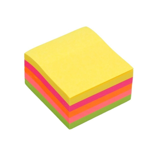 Notas adhesivas bismark multicolor neon 50x50