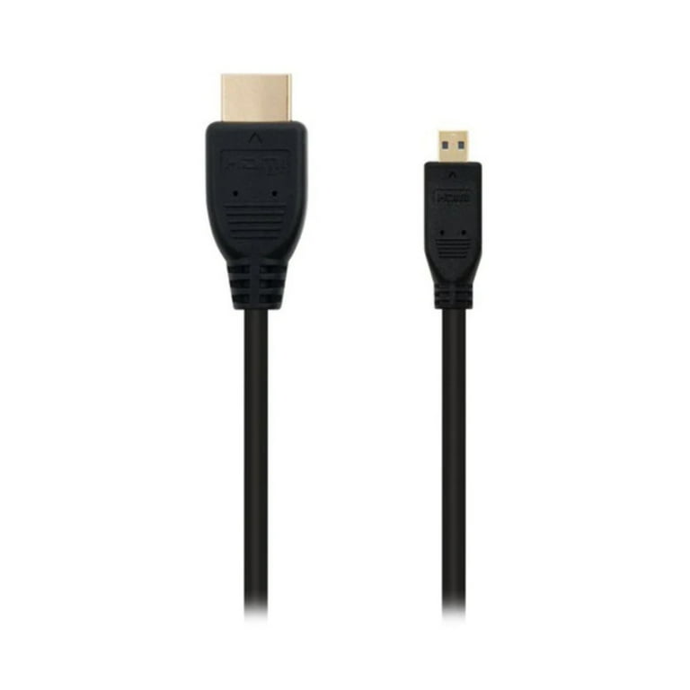CABLE NANOCABLE USB 2.0 A MICRO USB NEGRO 0,8 M