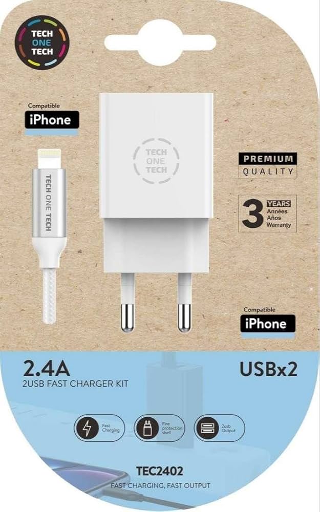 CABLE TECH ONE TECH USB - USB C BLANCO 1M