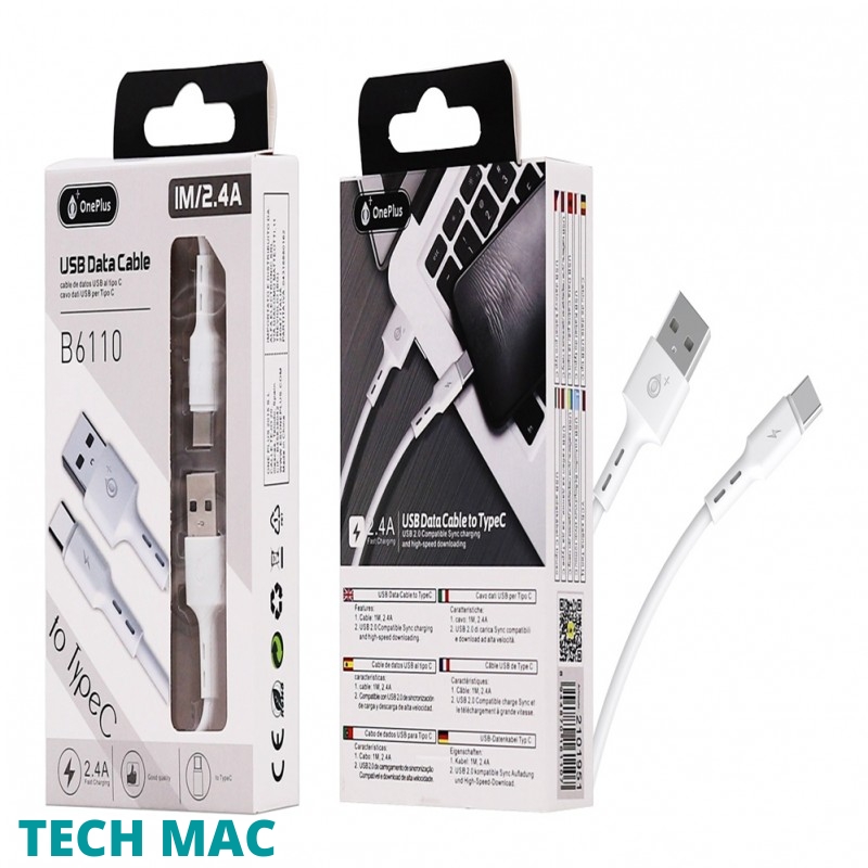 CABLE TECH ONE TECH TIPO C BASIK