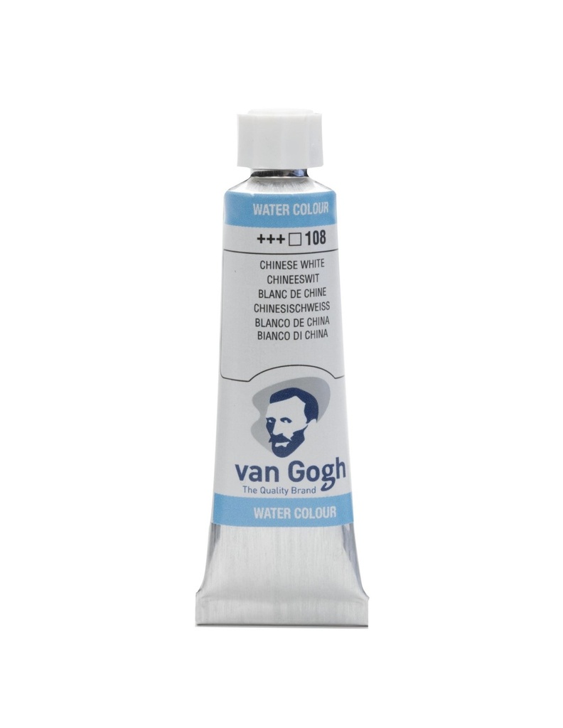 ACUARELA VAN GOGH TUBO  10ML BLANCO CHINA - CAJA DE 3