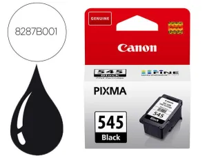 CARTUCHO DE TINTA NEGRO CANON PG-545 8ML COMPATIBLE CON PIXMA MG2450/MG2550