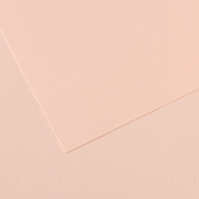 Papel mi-teintes 50X65 160GR rosa pastel