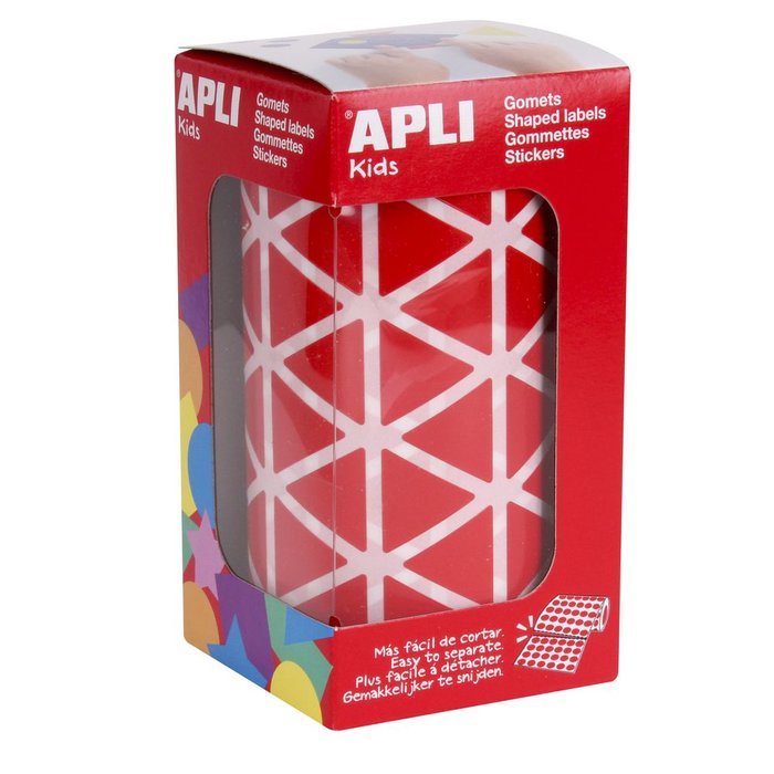 Gomets triangulo rollo 21 rojo 4869