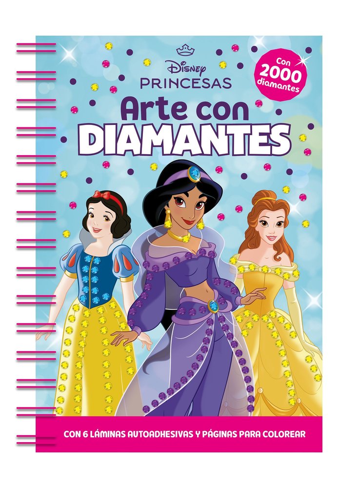 Princesas arte con diamantes