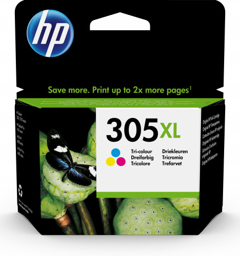 Cartucho de tinta hp nº 305XL tricolor (3YM63AE)