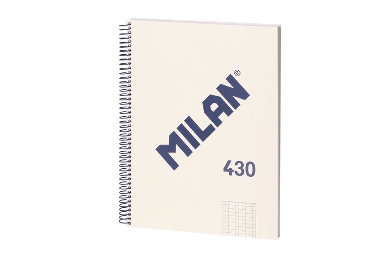 Bloc espiral A4 80H cuadricula serie 1918 beige