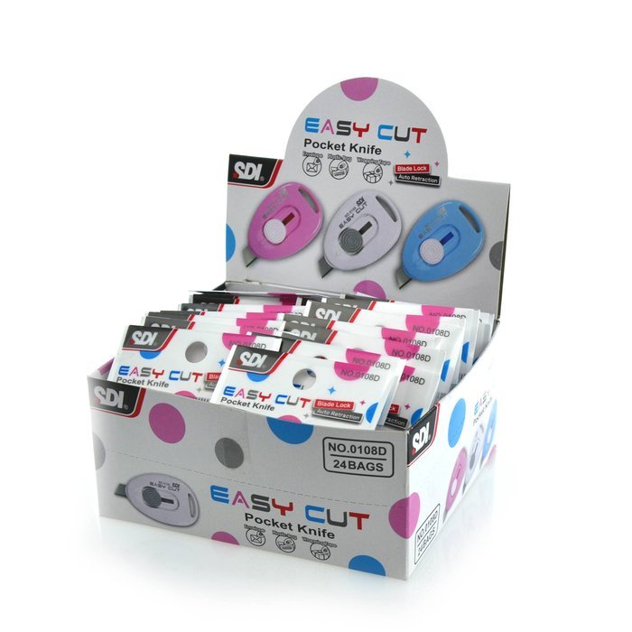 Cutter retractil easy cut cuchilla retractil de seguridad