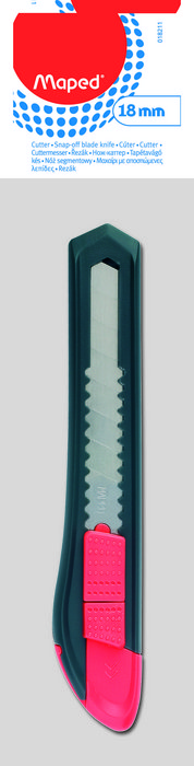 Cutter 18MM plastico c/bolsa
