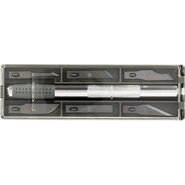 Cutter de precision set con 6 cuchillas