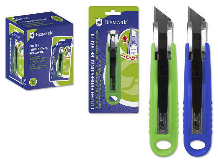 Cutter bismark profesional retractil