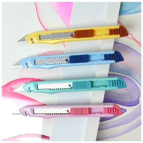 Cutter arte 9 mm especial manualidades en bolsa de 12