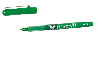 Roller tinta liquida v-ball 0.5MM verde PILOT bl-VB5G
