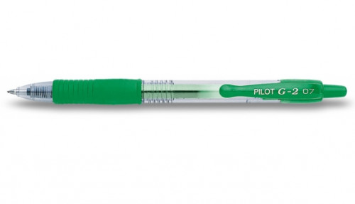 Boligrafo roller gel retrac.g-2 verde PILOT bl-G2-7-g